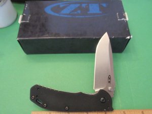 Zero Tolerance Black G-10 Handle ,Hinderer Model# 0566