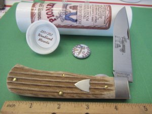 Great Eastern Tidioute Pioneer Woodland Micarta  Pattern # 235120L