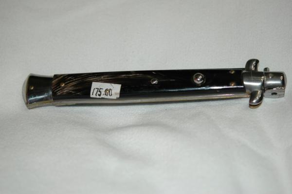 Inox FB switchblade with swivel bolster closure - 13 inch Inox FB switchblade with swivel bolster closure - 13 inch