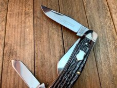 Winchester 3 Blade Sowbelly Stockman Black Box Queen Made Winchester 3 Blade Sowbelly Stockman Black Box Queen Made