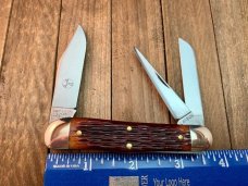 Great Eastern Cutlery Tidioute #29 Stockyard Whittler in Burnt Sienna Jigged Bone Great Eastern Cutlery Tidioute #29 Stockyard Whittler in Burnt Sienna Jigged Bone