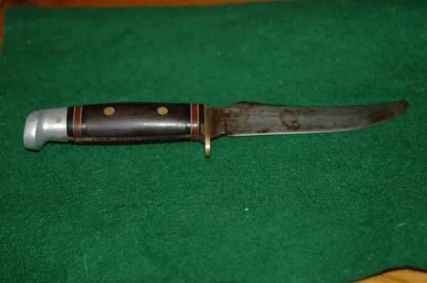 Vintage Western USA Fixed Blade Knife - No Sheath Vintage Western USA Fixed Blade Knife - No Sheath