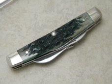 Case XX USA 2003 Allegheny Mountain Bone 64052 SS Life Member Medium Congress Knife
