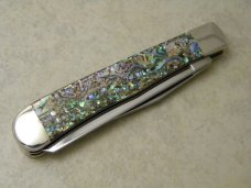 Case XX USA 10 Dot Abalone Pearl 8254 SS Trapper Knife NIB Case XX USA 10 Dot Abalone Pearl 8254 SS Trapper Knife NIB