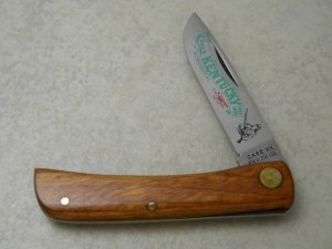 Case XX USA 1975 Wood P137 SS Kentucky Bicentennial Sodbuster Knife in Box