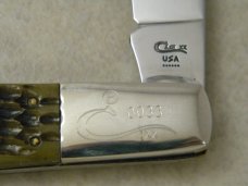Case XX USA 6 Dot (1994) Green Bone 66143 SS Mary Petro Daddy Barlow Knife in Box