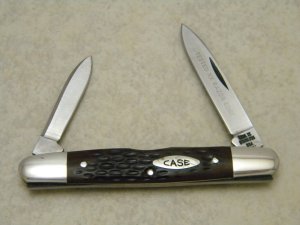Case XX Stainless USA 6 Dot Delrin 06263 Tested XX Razor Edge Eisenhower Pen Knife