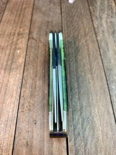 Henckels Boker Made Solingen Germany Green Jigged Bone Copperhead Henckels Boker Made Solingen Germany Green Jigged Bone Copperhead