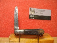 RUSSELL BARLOW 1930-46 SINGLE BLADE BARLOW WOOD HANDLES RUSSELL BARLOW 1930-46 SINGLE BLADE BARLOW WOOD HANDLES