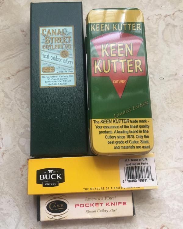 KEEN KUTTER, BUCK, CANAL STREET, CASE