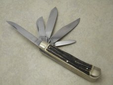 Bulldog Brand Stag "1998 Old Dominion Knife Collectors Association" 5 Blade Trapper Knife Bulldog Brand Stag "1998 Old Dominion Knife Collectors Association" 5 Blade Trapper Knife