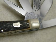 Bulldog Brand Stag "1998 Old Dominion Knife Collectors Association" 5 Blade Trapper Knife Bulldog Brand Stag "1998 Old Dominion Knife Collectors Association" 5 Blade Trapper Knife