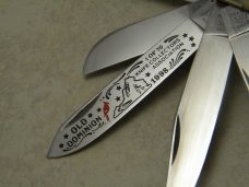 Bulldog Brand Stag "1998 Old Dominion Knife Collectors Association" 5 Blade Trapper Knife Bulldog Brand Stag "1998 Old Dominion Knife Collectors Association" 5 Blade Trapper Knife