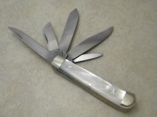 Bulldog Brand Pearl "1998 Old Dominion Knife Collectors Association" 5 Blade Trapper Knife Bulldog Brand Pearl "1998 Old Dominion Knife Collectors Association" 5 Blade Trapper Knife