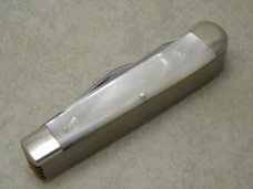 Bulldog Brand Pearl "1998 Old Dominion Knife Collectors Association" 5 Blade Trapper Knife Bulldog Brand Pearl "1998 Old Dominion Knife Collectors Association" 5 Blade Trapper Knife