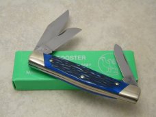 Hen and Rooster Bertram Cutlery Solingen Germany Bone 343C-Cbb/CR Stockman Knife in Box