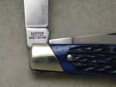 Hen and Rooster Bertram Cutlery Solingen Germany Bone 343C-Cbb/CR Stockman Knife in Box