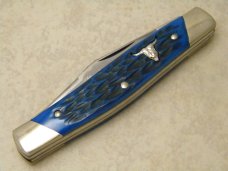 Hen and Rooster Bertram Cutlery Solingen Germany Bone 343C-Cbb/CR Stockman Knife in Box