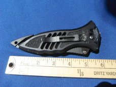 Rare Auto, Masters of Defense CQD MK1 Duane Dieter Automatic Tactical Knife USA made 154cm DLC blade