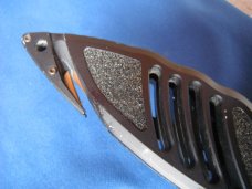 Rare Auto, Masters of Defense CQD MK1 Duane Dieter Automatic Tactical Knife USA made 154cm DLC blade