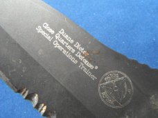 Rare Auto, Masters of Defense CQD MK1 Duane Dieter Automatic Tactical Knife USA made 154cm DLC blade