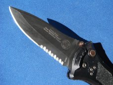 Rare Auto, Masters of Defense CQD MK1 Duane Dieter Automatic Tactical Knife USA made 154cm DLC blade