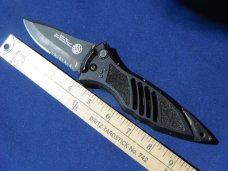 Rare Auto, Masters of Defense CQD MK1 Duane Dieter Automatic Tactical Knife USA made 154cm DLC blade