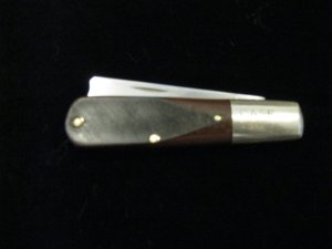 CASE XX USA #62009R Razor Barlow Knife 9-Dot 1971 Used Delrin # 110