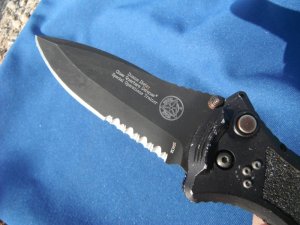 Rare Auto, Masters of Defense CQD MK1 Duane Dieter Automatic Tactical Knife USA made 154cm DLC blade