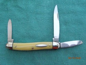 Ulster USA 55Y Jr Stockman Ellenville Fire Dept. Yellow Celluloid