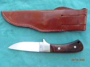 Case XX USA 10 dot 1980 Arapaho Fixed blade with Sheath R503 SSP 