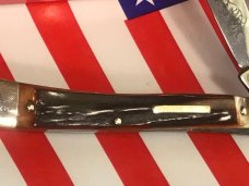 Bulldog Brand (Hand Made) 2 Blade Slim Trapper Pocket Knife w Great Redish Stag Handles -NOS + Box Bulldog Brand (Hand Made) 2 Blade Slim Trapper Pocket Knife w Great Redish Stag Handles -NOS + Box