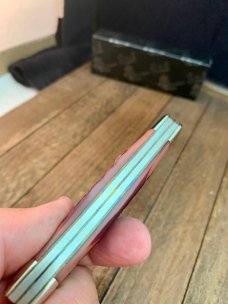 Queen Cutlery Strawberry Delrin Gunstock D-2 Tool Steel Blades Queen Cutlery Strawberry Delrin Gunstock D-2 Tool Steel Blades