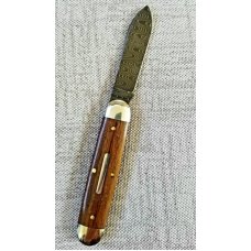 GREAT EASTERN 35 BATTLESHIP SFO,TEAK & DAMASCUS SINGLE BLADE KNIFE,2020,NIT GREAT EASTERN 35 BATTLESHIP SFO,TEAK & DAMASCUS SINGLE BLADE KNIFE,2020,NIT