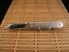 GEORGE SCHRADE KNIFE CO. U.S.A. VIN. 1928-46 HUNTING & FISHING LOCKBACK STAINLESS STEEL POCKET KNIFE GEORGE SCHRADE KNIFE CO. U.S.A. VIN. 1928-46 HUNTING & FISHING LOCKBACK STAINLESS STEEL POCKET KNIFE