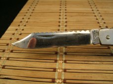 GEORGE SCHRADE KNIFE CO. U.S.A. VIN. 1928-46 HUNTING & FISHING LOCKBACK STAINLESS STEEL POCKET KNIFE GEORGE SCHRADE KNIFE CO. U.S.A. VIN. 1928-46 HUNTING & FISHING LOCKBACK STAINLESS STEEL POCKET KNIFE