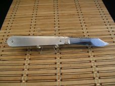 GEORGE SCHRADE KNIFE CO. U.S.A. VIN. 1928-46 HUNTING & FISHING LOCKBACK STAINLESS STEEL POCKET KNIFE GEORGE SCHRADE KNIFE CO. U.S.A. VIN. 1928-46 HUNTING & FISHING LOCKBACK STAINLESS STEEL POCKET KNIFE