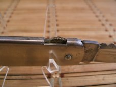 GEORGE SCHRADE KNIFE CO. U.S.A. VIN. 1928-46 HUNTING & FISHING LOCKBACK STAINLESS STEEL POCKET KNIFE GEORGE SCHRADE KNIFE CO. U.S.A. VIN. 1928-46 HUNTING & FISHING LOCKBACK STAINLESS STEEL POCKET KNIFE