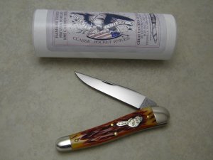Great Eastern Cutlery Tidioute Cutlery Autumn Leaf Bone 381117 Beaver Special Jack Knife c.2017