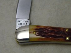 Great Eastern Cutlery Tidioute Cutlery Autumn Leaf Bone 381117 Beaver Special Jack Knife c.2017