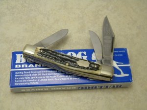 Bulldog Brand Pit Bulls Bone Stockman Knife in Box