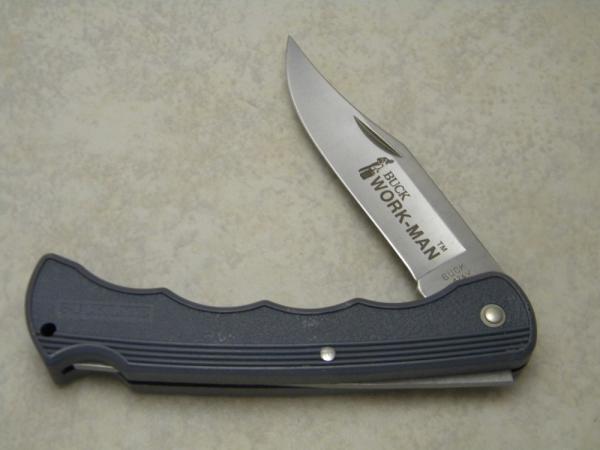 Buck Work-Man 426V  USA Light Gray Bucklite Lockback Knife