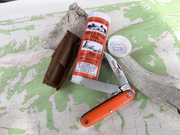 Calf Pen Great Eastern Cutlery Farm & Field 350217L Orange Delrin NEW
