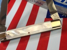 4th Gen Bulldog "Johnny Muskrat", Muskrat Knife w/ Super Fiery Mother of Pearl Handles 4th Gen Bulldog "Johnny Muskrat", Muskrat Knife w/ Super Fiery Mother of Pearl Handles