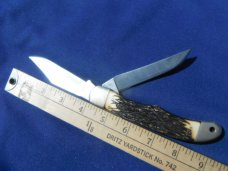 Schrade + USA 227UH Uncle Henry Staglon Folding Hunter Knife. Very Sharp!!! Made in the USA!!! Schrade + USA 227UH Uncle Henry Staglon Folding Hunter Knife. Very Sharp!!! Made in the USA!!!