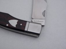AG. Russell Lockback Gunstock knife with Cocobolo Handles #RUS-CQ13CO