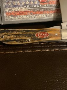 New 2012 Case XX USA 51953 1/2L SS Fat & Gnarly Stag Russlock With Tested XX Drop Point Blade