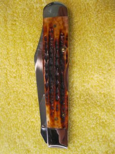 Case Knife XX USA 6111-1/2L Cheetah 2011 Chestnut Bone Cheetah Swing Guard Knife Stk#117 Case Knife XX USA 6111-1/2L Cheetah 2011 Chestnut Bone Cheetah Swing Guard Knife Stk#117