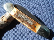 NOS/NIB   Vintage Boker 200 Stag Canoe Pocket Knife Solingen Germany Tree Brand Classic