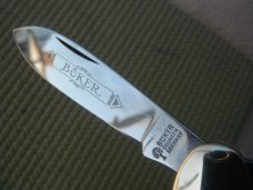 NOS/NIB   Vintage Boker 200 Stag Canoe Pocket Knife Solingen Germany Tree Brand Classic
